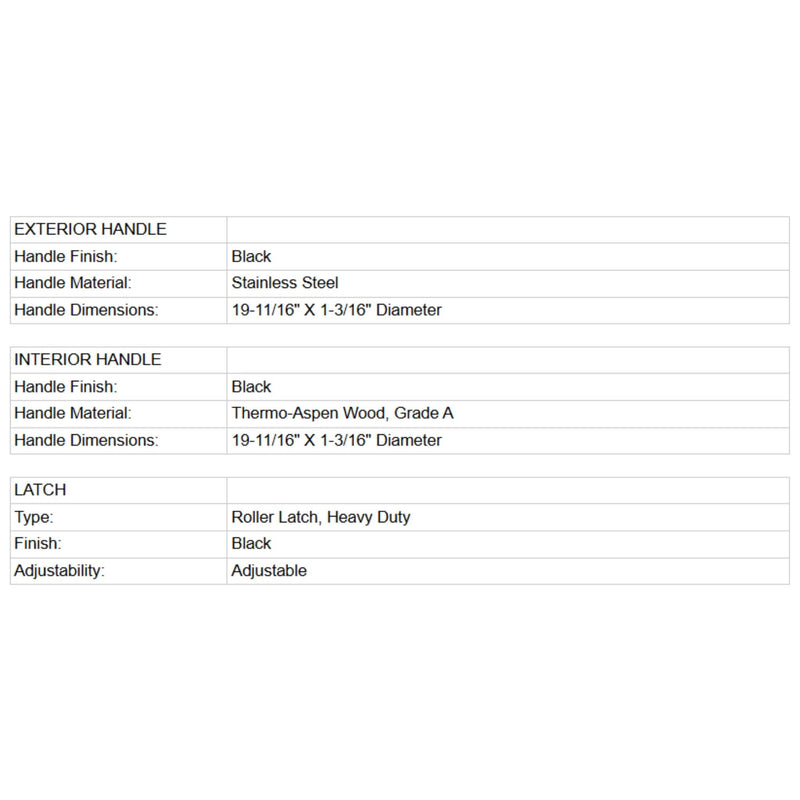 Prosaunas 36X81-Inch Thermo-Aspen Clear ADA Glass Sauna Door (SAK75841)