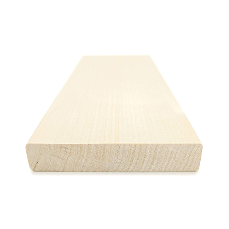 Prosaunas Aspen 2X6 S4SEE SHP Sauna Bench Wood With Smooth 4-Sides Eased Edges [Untreated] (SAK79071)
