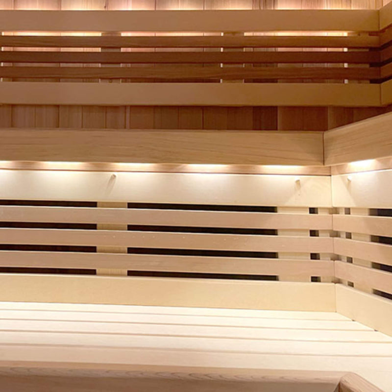 Prosaunas Cedar 1X4 VG S4SEE Vertical Grain Smooth 4-Sides Eased Edges Sauna Bench Wood [WOOD624] (SAK50213)