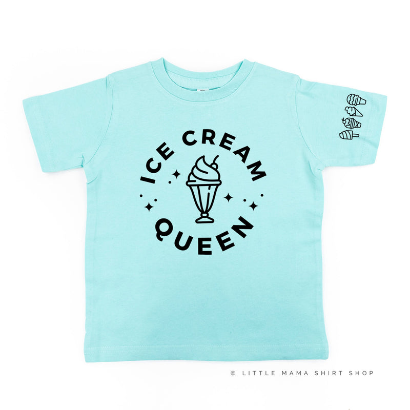 Ice Cream Queen - (Full Size) - Ice Cream Sleeve Detail - Child Tee