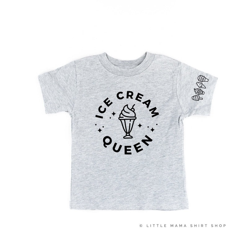 Ice Cream Queen - (Full Size) - Ice Cream Sleeve Detail - Child Tee