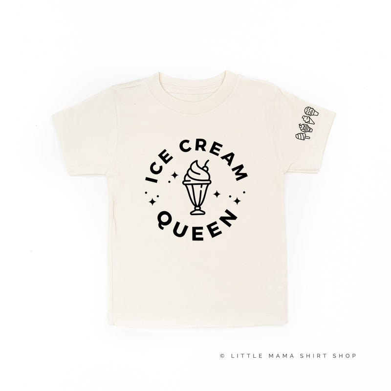 Ice Cream Queen - (Full Size) - Ice Cream Sleeve Detail - Child Tee