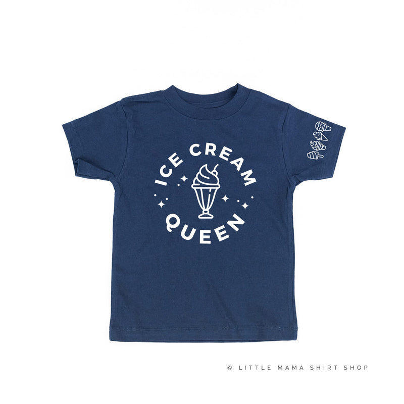 Ice Cream Queen - (Full Size) - Ice Cream Sleeve Detail - Child Tee