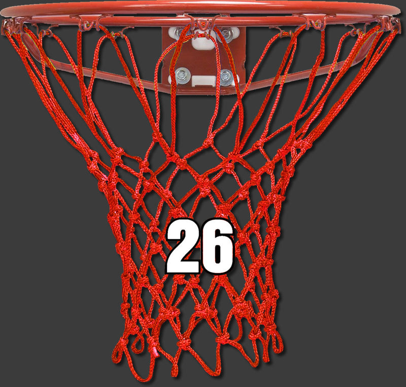 Krazy Netz Playerz Numbered Basketball Rim Net