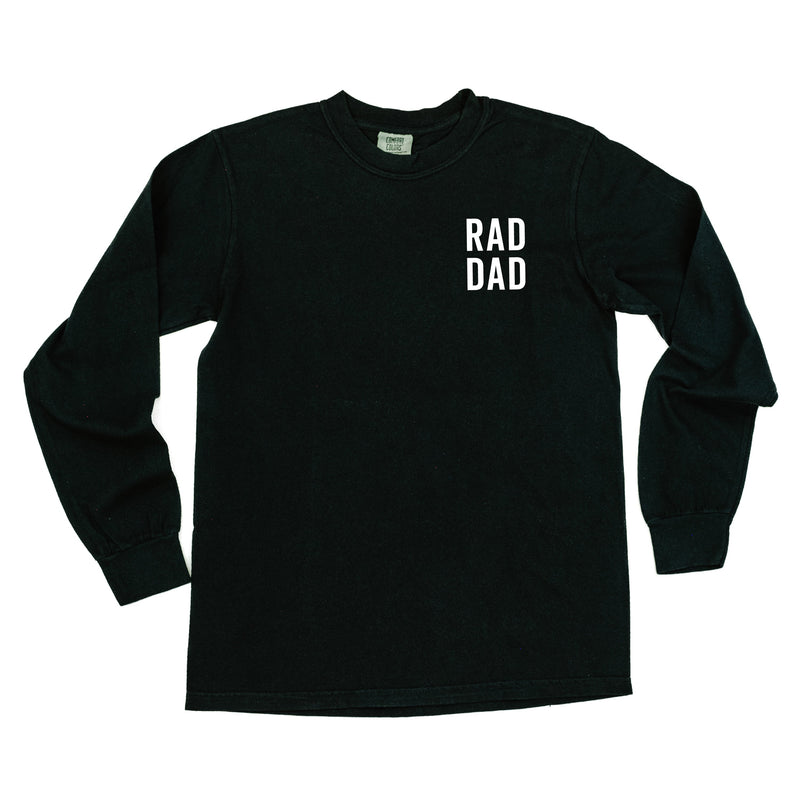Rad Dad (pocket) - LONG SLEEVE Comfort Colors Tee