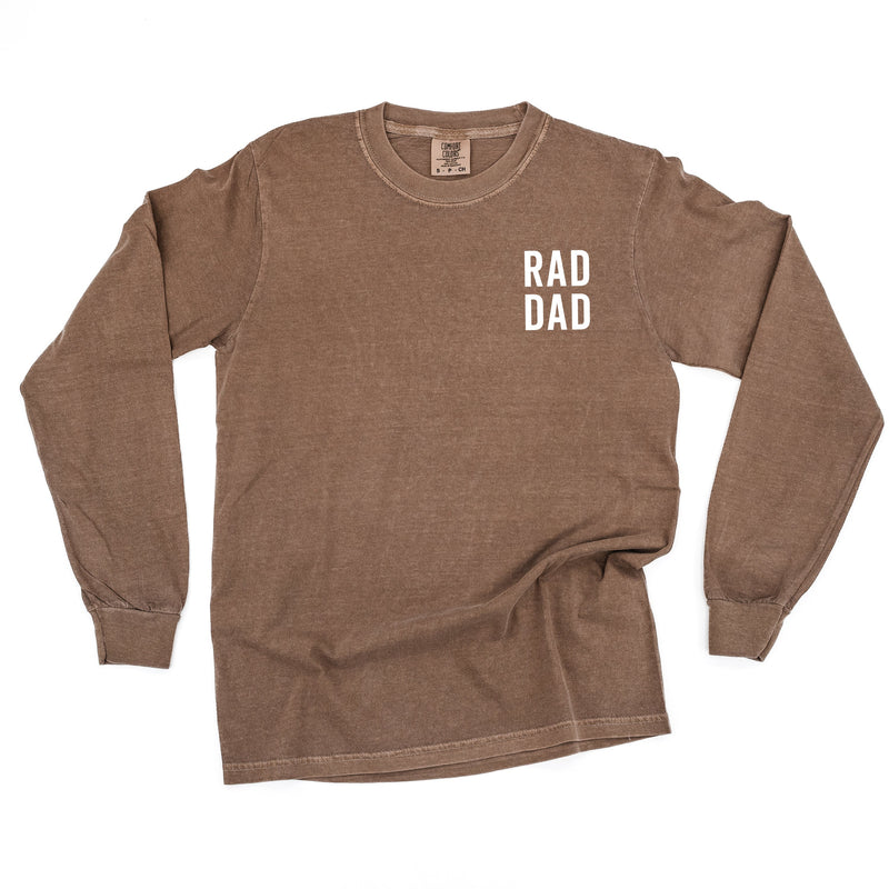 Rad Dad (pocket) - LONG SLEEVE Comfort Colors Tee