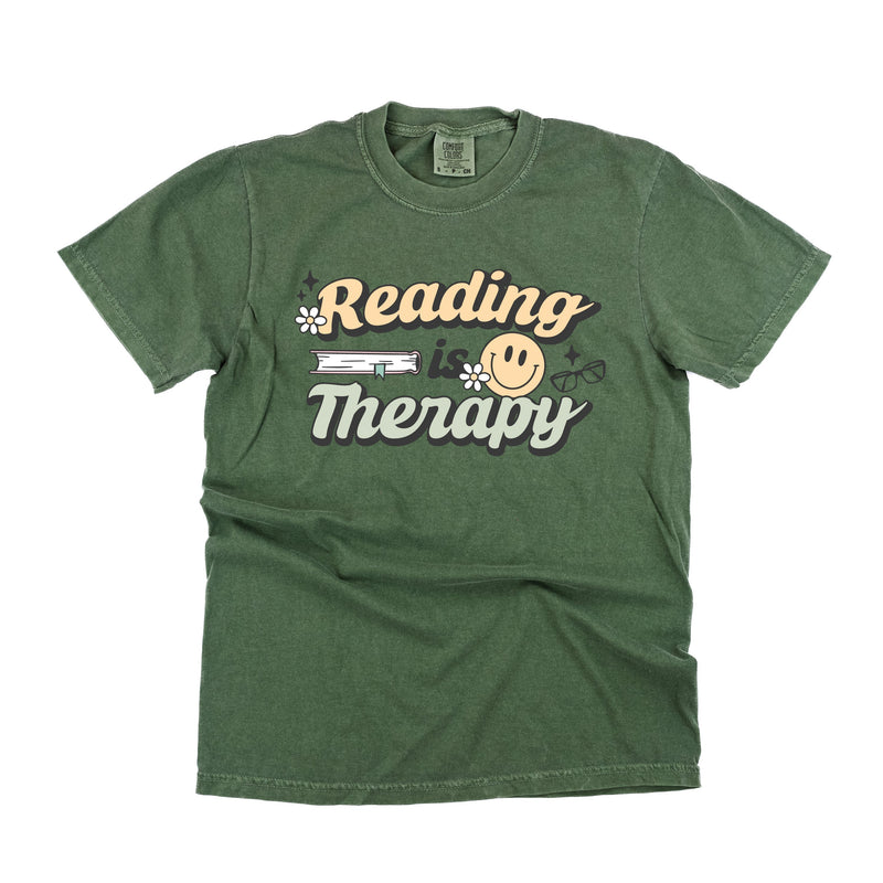 Reading is Therapy - Comfort Colors Tee