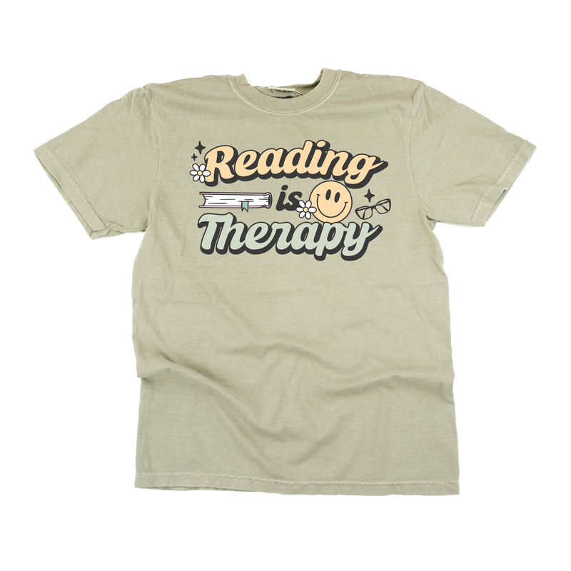Reading is Therapy - Comfort Colors Tee