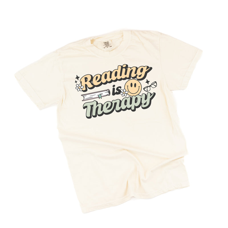 Reading is Therapy - Comfort Colors Tee