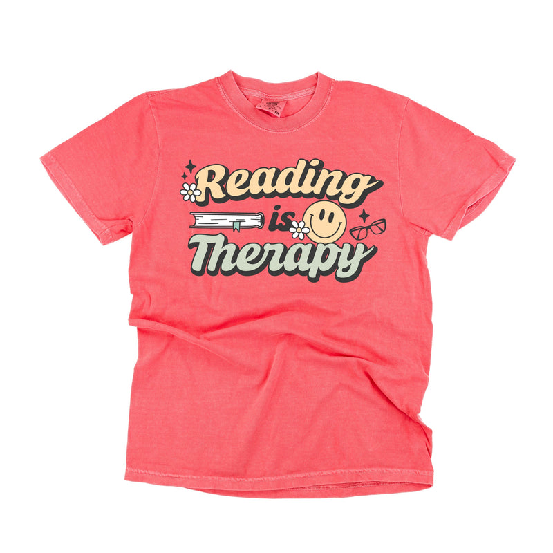 Reading is Therapy - Comfort Colors Tee