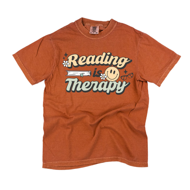 Reading is Therapy - Comfort Colors Tee