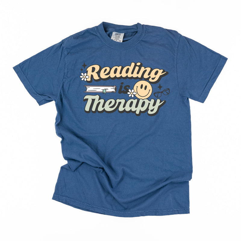 Reading is Therapy - Comfort Colors Tee