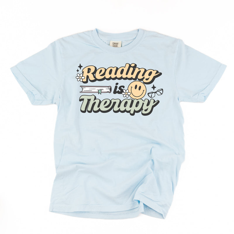 Reading is Therapy - Comfort Colors Tee