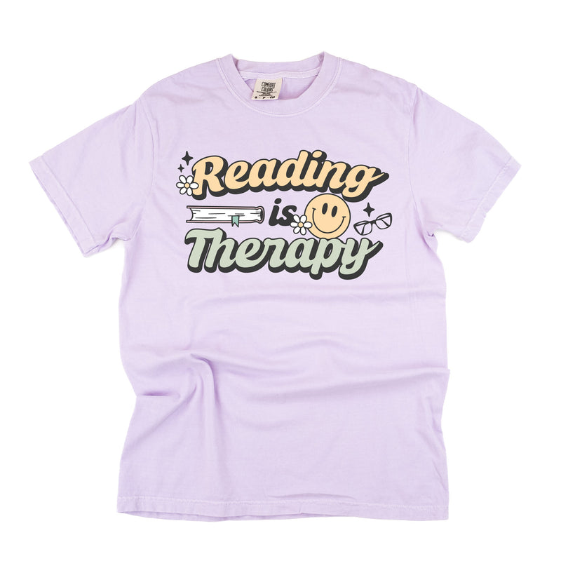 Reading is Therapy - Comfort Colors Tee