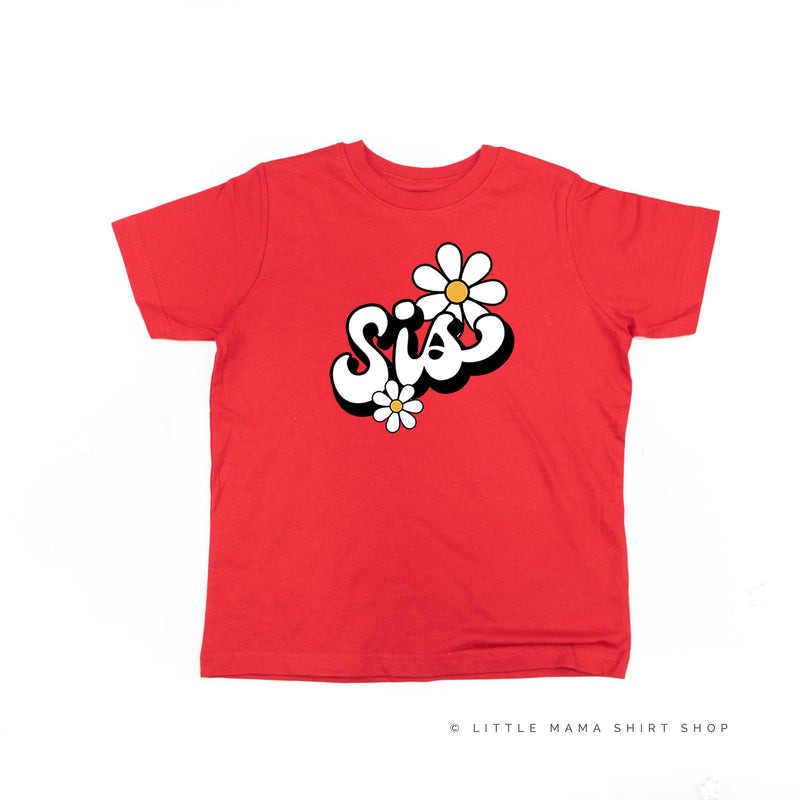 Daisy - Sis - w/ Full Daisy on Back - Child Tee