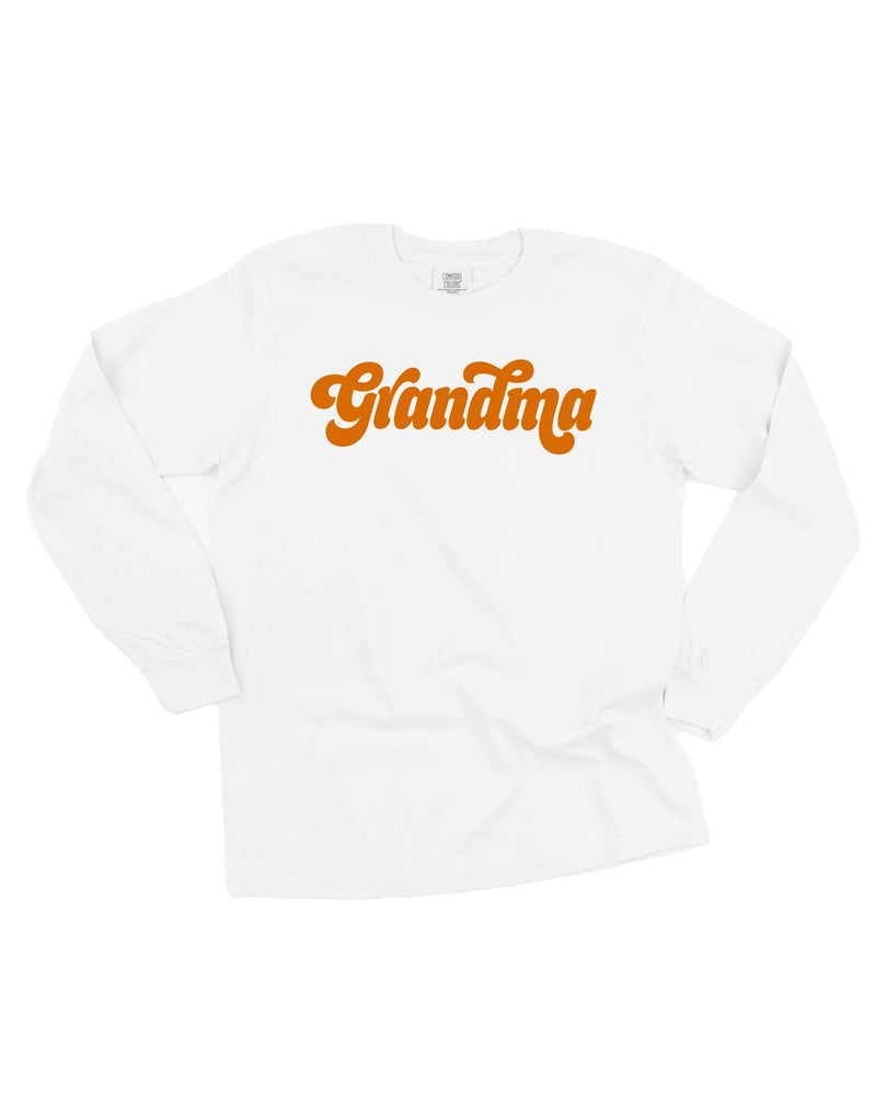 Retro Names (Choose Your Name) - Long Sleeve Comfort Colors Tee