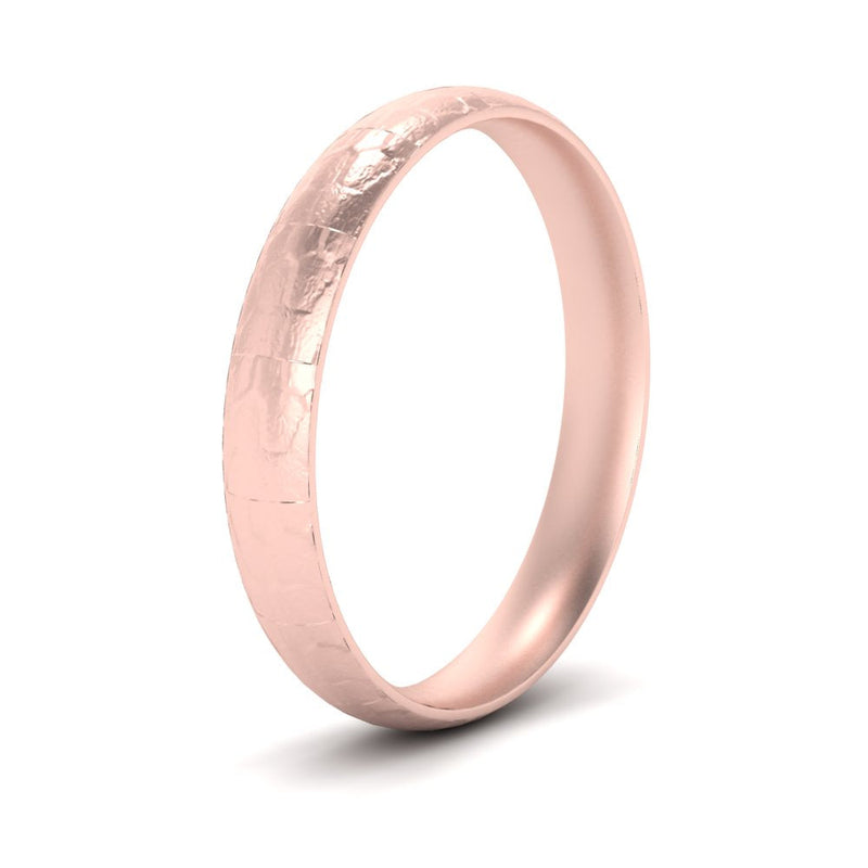 5 Mm Lightweight Rock Texture Mens Wedding Band