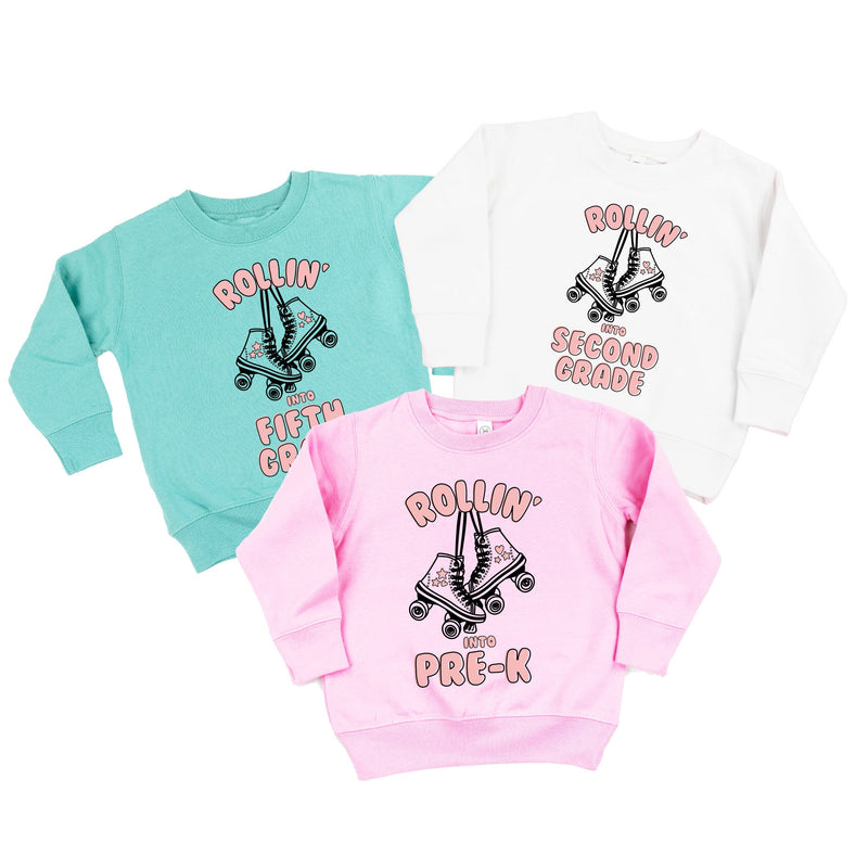 Rollerskates - Rollin' Into (Choose Your Grade) - Child Sweater