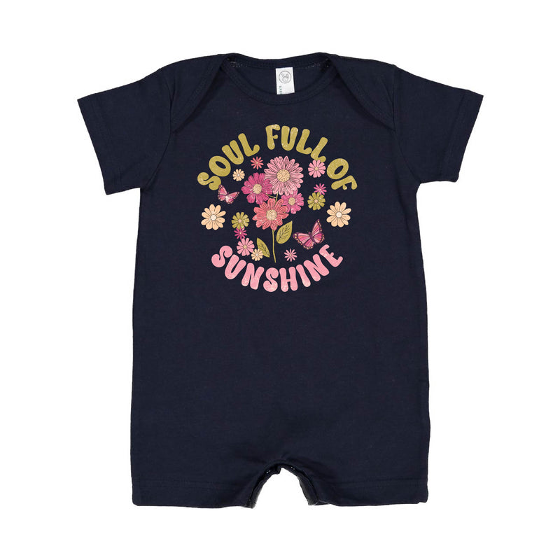 Soul Full of Sunshine - Short Sleeve / Shorts - One Piece Baby Romper