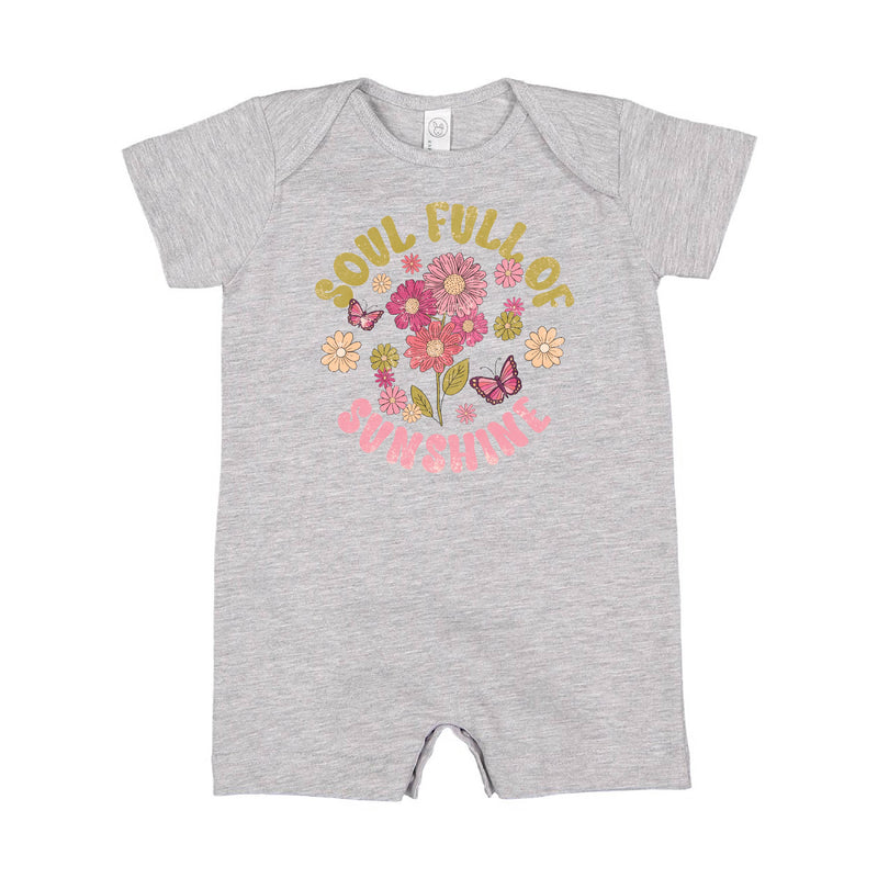 Soul Full of Sunshine - Short Sleeve / Shorts - One Piece Baby Romper