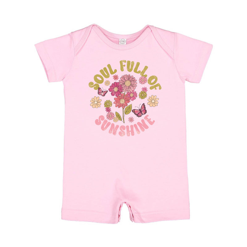 Soul Full of Sunshine - Short Sleeve / Shorts - One Piece Baby Romper