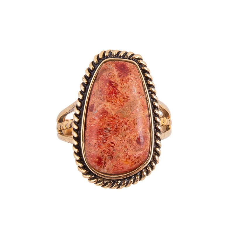 Roped Sponge Coral Ring