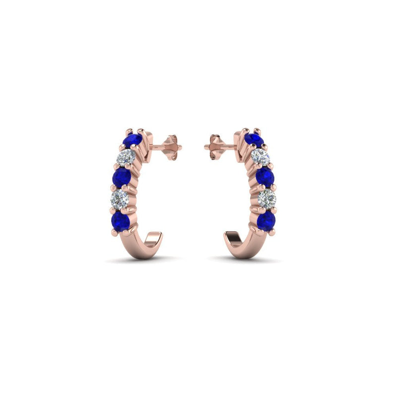 Half Huggie Hoop Earring