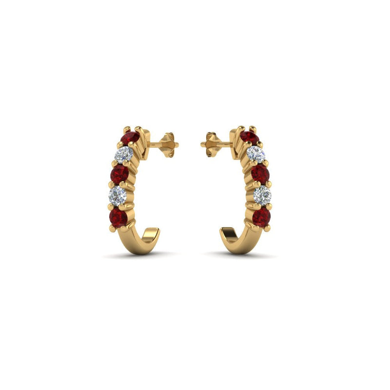 Half Huggie Hoop Earring