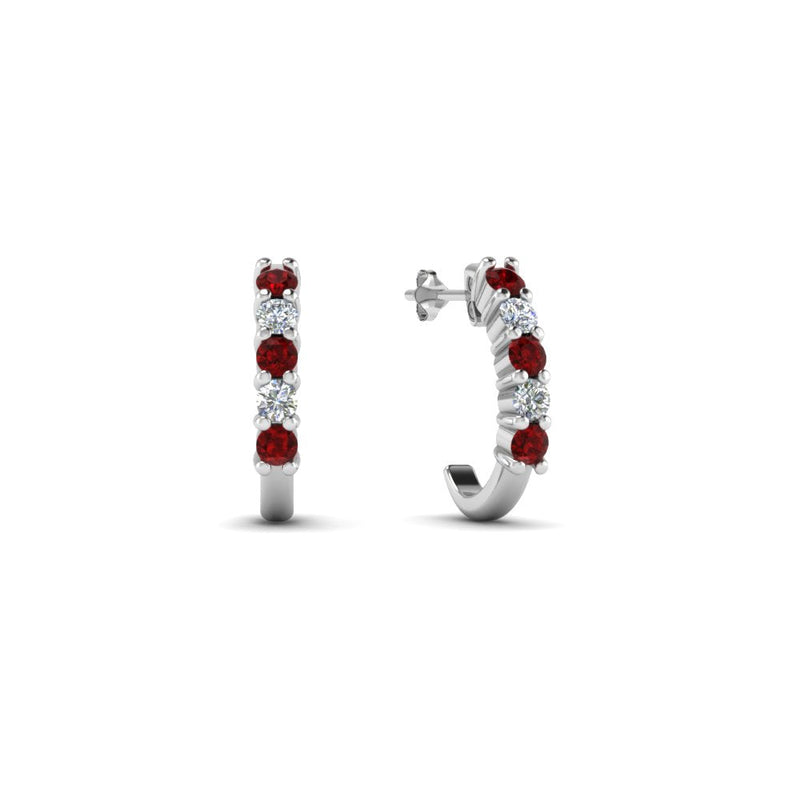 Half Huggie Hoop Earring