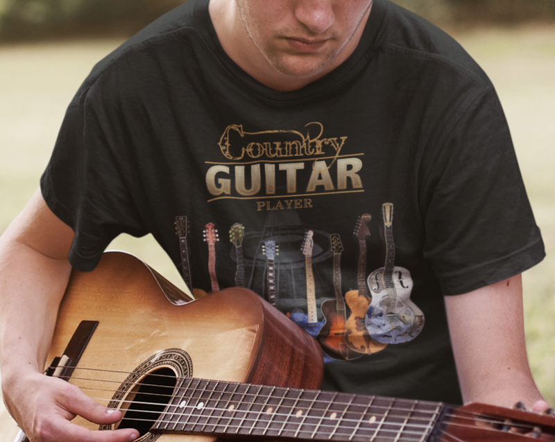 Country Guitar Player T-Shirt