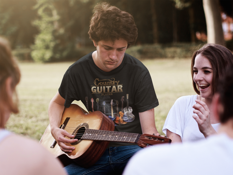 Country Guitar Player T-Shirt