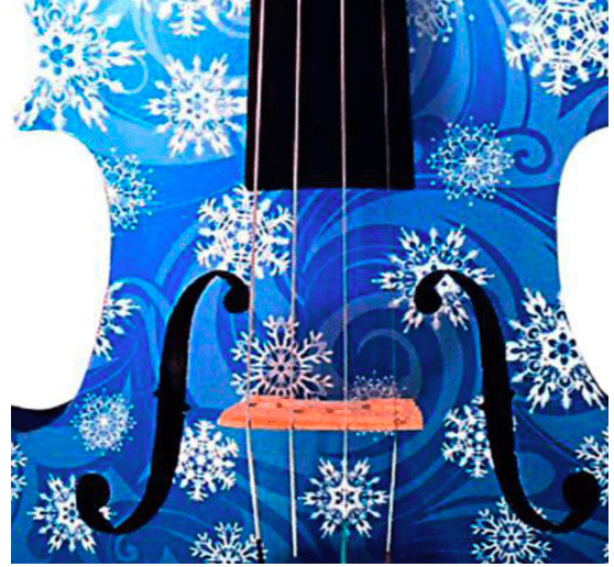 Snowflake Blue Violin Outfit