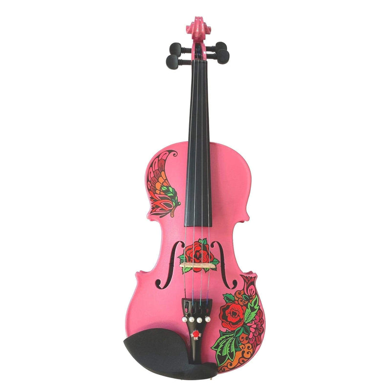 Butterfly Rose Tattoo Pink Violin Outfit