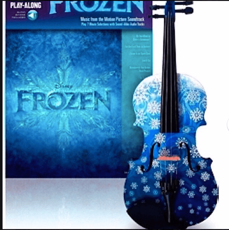 Snowflake Blue Violin Outfit