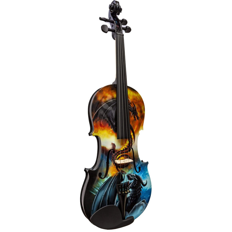 Dragon Black 1/2 Violin Outfit