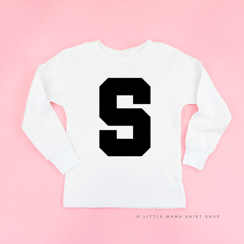 Varsity Initials - Child Long Sleeve Tee