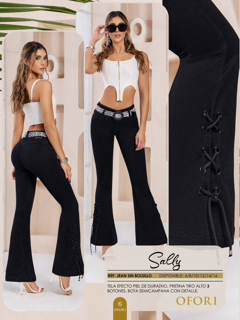 Sally 100% Authentic Colombian Push Up Flare Jeans