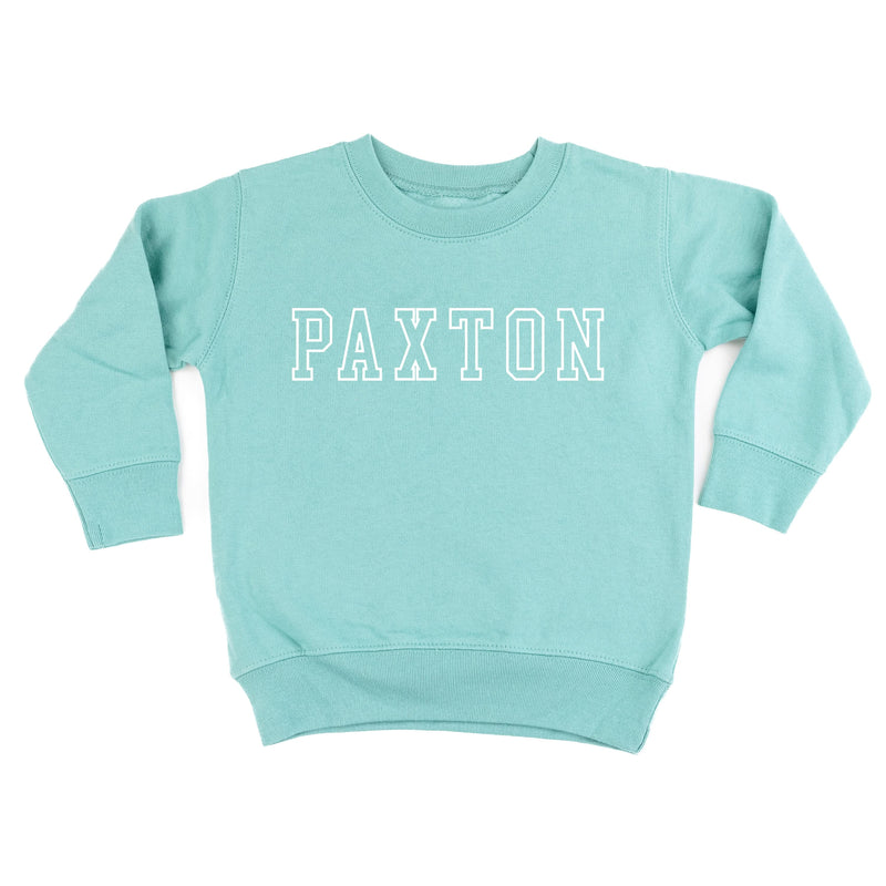 CUSTOM EMBROIDERED OUTLINE NAME - CHILD SWEATER