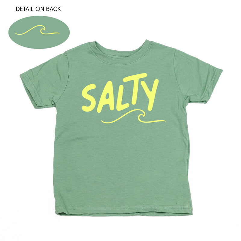 Salty w/ Wave (f&bd) - Child Tee