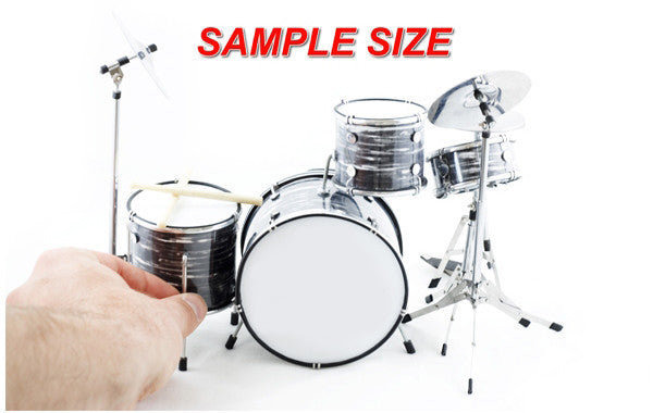 Classic 5-Piece Red Sparkle Drum Set Mini Replica Collectible