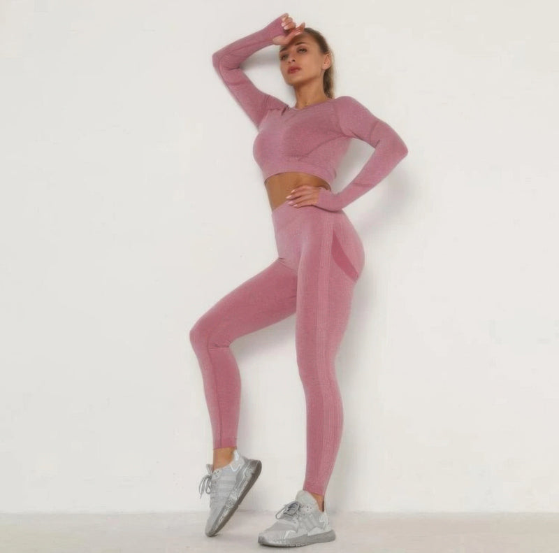 Seamless Top Leggings Set