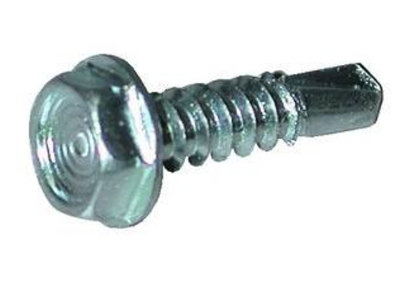 #10-16 x 3/4" Hex Washer Head, #3 Point Self Drilling Screws, Zinc Cr+3 (8,000-pk)
