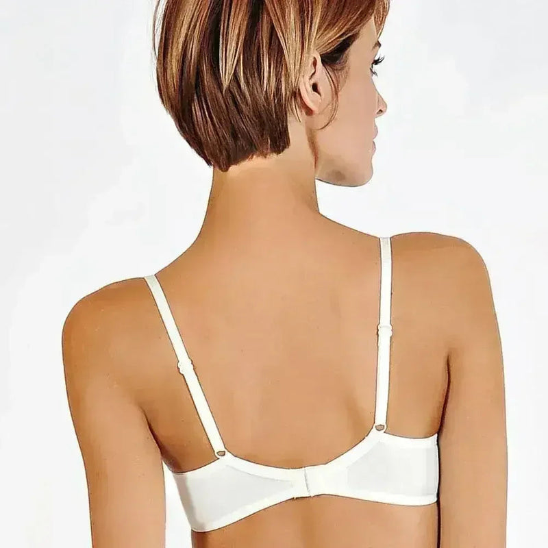 Ivory Bridal Bra - Lisca Zarah Semi-Sheer Lace Wired Bra