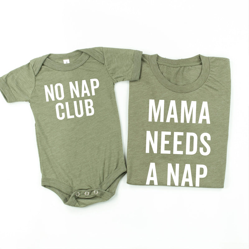Mama Needs A Nap + No Nap Club - Set of 2 Shirts