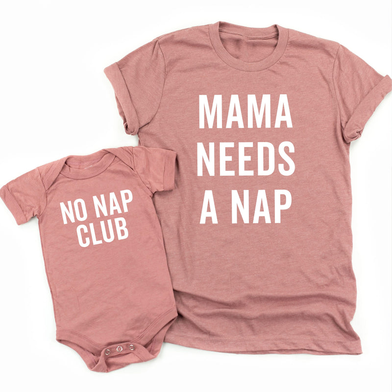 Mama Needs A Nap + No Nap Club - Set of 2 Shirts