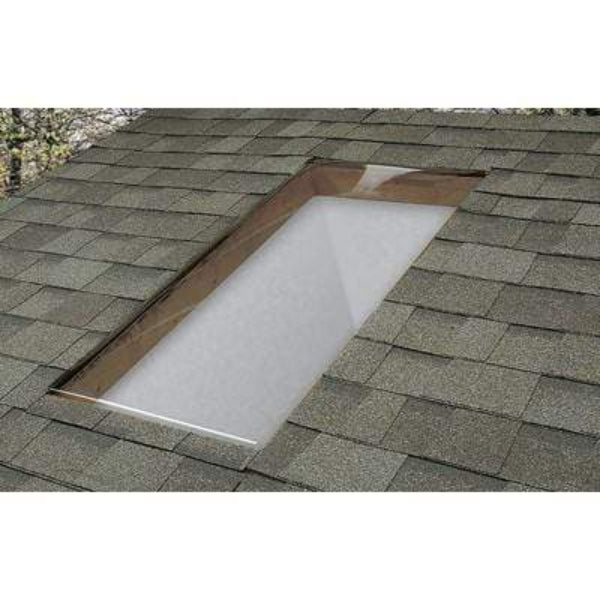 Fixed Self Flashing Impact Polycarbonate Skylight - Bronze/Clear
