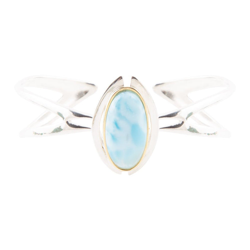 Shine Bright Larimar Cuff Bracelet