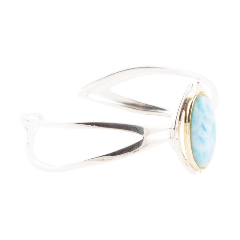 Shine Bright Larimar Cuff Bracelet