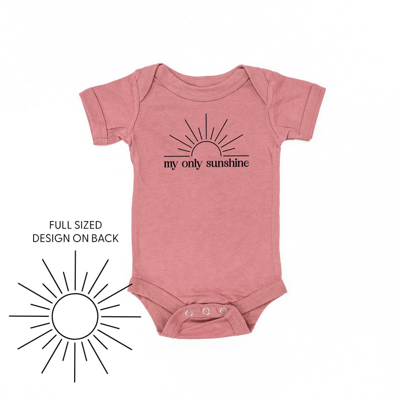 My Only Sunshine w/ Full Sun on Back - Child Tee
