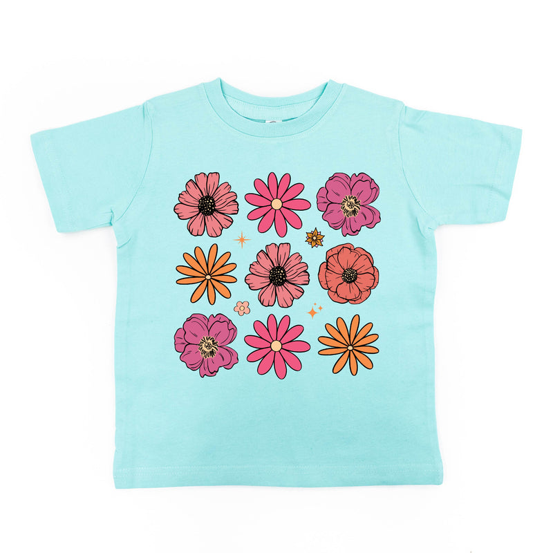 3x3 Spring Flowers - Child Tee